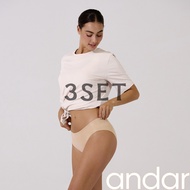 [ANDAR]3SET Seamless Leggings Panties 4Colors Korean andar yoga pants Leggins Underwear Korean natio