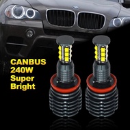 2PCS 240W H8 LED Angel Eye Halo Ring Lamp Bulb LED Marker Light for BMW BMW X5 E70 X6 E71 E90 E91 E9