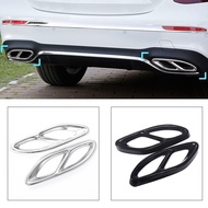 For Mercedes Benz A B E C Class W205 Coupe W213 W176 W246 GLC GLE Car Accessories AMG Exhaust Cover 