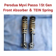 Perodua Myvi Lama Front Absorber With TEIN  Sport Spring Set  / Shock Absorber / Suspension Coil Spr