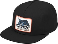 RVCA Men's Adjustable Snapback Unstructured 5-Panel Cap Hat (US, Alpha, One Size, Black (Penstation)