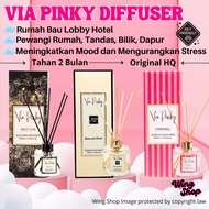 Home Diffuser Via Pinky Diffuser Air Freshener Pewangi Rumah Perfume Aromatherapy Reed Diffuser