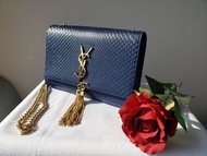 YSL Kate monogram python crossbody