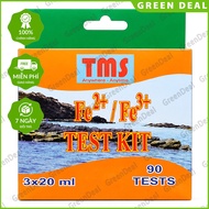 TMS - Fe Test Kit | Iron concentration meter in water for shrimp, shrimp, and aquatic aquarium fish 