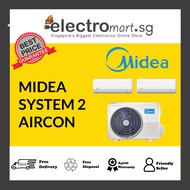 MIDEA SYSTEM 2 AIRCON-W/O WIFI MAE-3M21D/2XMSEID-09(S) 2x9000 BTU