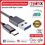 Syncwire Nylon Braided USB Type-C to USB 3.0 Cable (6 feet / 1.8 meter)
