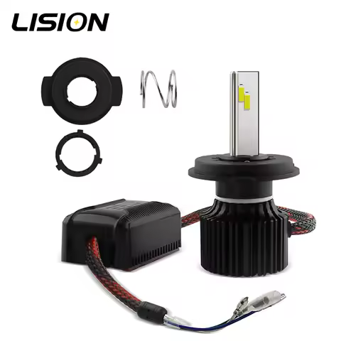 3 in 1 Design RTD M02S Motorcycle Headlight LED Bulb 50W 5000LM Universal for H4 HS1 H6 BA20D S2 P15