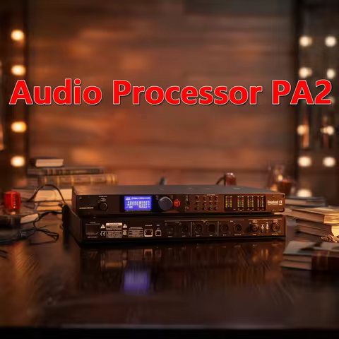 Professional audio processor PA2 2 input 6 output speaker audio processor original software professi