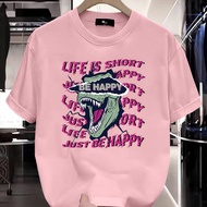 T-shirt fashion lelaki leher bulat atas panas pendek lengan M~2XL#T77