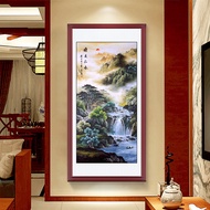 Entry Entrance Entrance Painting Meaning Good Landscape Painting New Chinese Style Flowing Water Mak