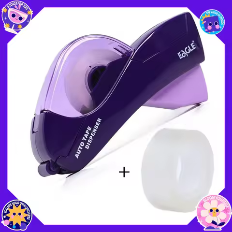 Automatic Tape Dispenser Hand-held One Press Cutter for Gift Wrapping Scrap Booking Book Cover