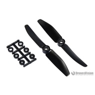 HQProp 5x4 Black Multi-Shaft Dedicated Propeller Glass Fiber Composite Material 2 Pcs (One Front One