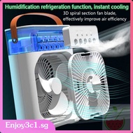 Air Cooler Fan 7 Color Portable Air Conditioner Usb Mist Table Fan Cooling Fan 3 In 1 Usb Mini Portable Fan LIFE16 LIFE16 LIFE16
