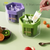6 Cavities Ice Cream Mold Reusable Popsicle Molds Ice Pop Molds Maker Easy Release Durable Ice Cube Tray Ice Cube Maker