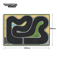 50x95cm 160x90cm 120x80cm 180x80CM Portable Turbo Racing Rubber Mat 1:76 RC Mini Car Track Race Acce