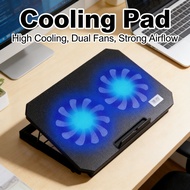 Kipas Laptop Stand Dual Accessories Fan Cooling Laptop High