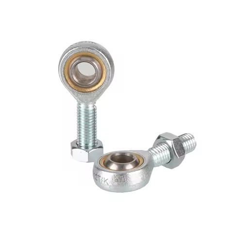2 pcs SA12T/K M12x1.75 Steering Tie Rod Ends Ball Joint Bearing With Jam Nuts M12*1.75 Male Right Ha