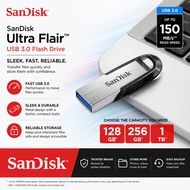 Original SanDisk Ultra Flair 128GB/256GB/512GB/1TB USB 3.0 Flash Drive (Speed Up to 150MB/s) PenDriv