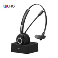 [WUHO] Trucker Headset Bluetooth Headset with Microphone Comfortable Portable Cellphone Headset with Microphone for Office