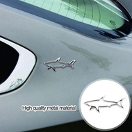 MAELOVE2 Hollow Shark Metal Decal Sticker Custom Modification Side Badge Car Scratch Rear Motorcycle
