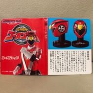 已開盒確認 內袋未開 日版超級戰隊 頭像  炎神戰隊ゴーオンジャー 轟音紅 絕版品