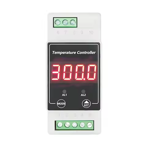 AC100-240V DC8-24V Din Rail Digital Thermometer Thermoregulator Temperature Controller Temperature M
