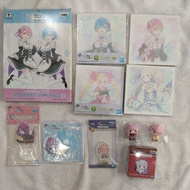 Re:Zero/ figure/rem/ram/official/ichiban kuji/acrylic stand/keychain/Re: Life in a different world f