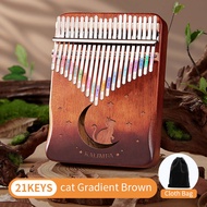 Byla 21-Key Cat Thumb Piano Kalimba Set - Beginner Friendly Finger Piano Perfect Birthday Gift Piano