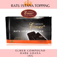 ELMER COMPOUND DARK GHANA 1 KG GHANA CHOCOLATE BAR 1 KG