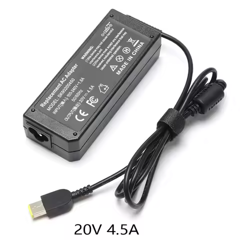 20V 4.5A AC Power Supply Adapter Laptop Charger For Lenovo G405s G500 G500s G505 G505s G510 G700 Thi
