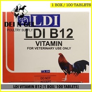 ♞,♘LDI VITAMIN B12 100 TABLETS FOR GAMEFOWL (1 BOX)