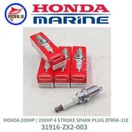 HONDA 200HP / 250HP 4 stroke spark plug ZFR6K - 11E P/N : 31916-ZX2-003