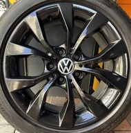 中古BMW原廠17吋鋁圈含胎 福斯 VW T5 T6 五孔120