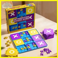 Daisy Ultimate Tic Tac Toe Board Game 9 Games In 1 Big And Small Board For Two-player XO Chess Funny