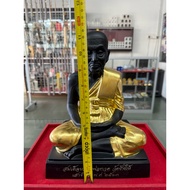 2563 Lp Thuad Shao Ha Ner Thong Deang Wat Changhai 9寸龙婆托（少哈版）贴金箔铜质金身9x12寸高，少哈吉祥日开光加持法会，亲自原庙恭请，师傅再次开光