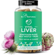 Vital Liver Cleaning Detoxification and Repairing-9 in 1 Liver Support Supplements-Milk Thistle, Art