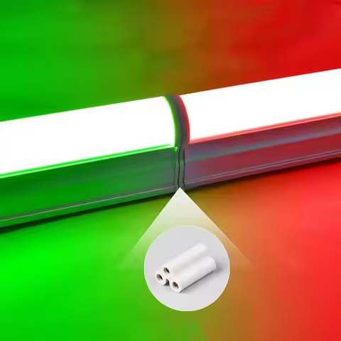 T5 LED Tube Lamp 220V Led Fluorescent tube Neon Light 6W 10W 30cm 60cm Lampara Wall Lamps 2835 red b