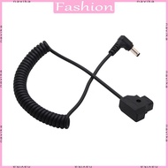 NAV D-tap to for DC 5 5x2 5mm Spring Power Wire BMCC BMPC 4K Camera DSLR Rig Power C