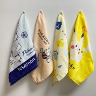 Japanese Towel Pikachu 2pcs Pure Cotton Pokémon Children Cartoon Hand Handkerchief Fujitsu Sales