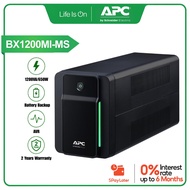 APC BX1200MI-MS Back-UPS 1200VA, 230V, AVR, Uninterruptible Power Supply with 4 Universal& 1 IEC Out