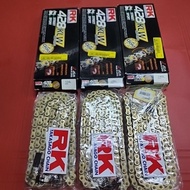 CHAIN XW-RING RK JAPAN 428KLW-124L/132L/140L GOLD