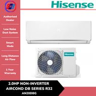 Hisense 2.0HP Non inverter Air Conditioner R32 AN20DBG - HISENSE MALAYSIA WARRANTY