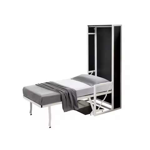 Wholesale Easy Assembly Murphy Wall Bed Gas Spring Gas Piston Hidden Bed Furniture Adult Kid Bed