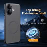 Leather Casing For vivo iQOO Z10R 5G Global iQOOZ10R iQ00Z10R Phone Case Luxury N52 Strong Magnetic 