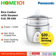 Panasonic Rice Cooker with Steamer 0.6L SR-G06