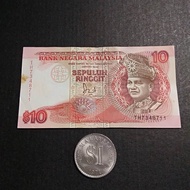 Bank Negara Malaysia Ten Ringgit Note Feng Shui Collectible Numismatic Item