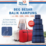 Beg Besar Balik Kampung Big Storage Bag Bag Kain Besar Camping Bag Storage Big Bag Laundry Bag Toto 