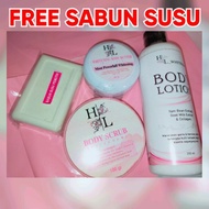 FREE SABUN SUSU PEMUTIH HL WHITENING PAKET DOSTING PREMIUM BPOM