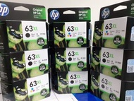 全新行貨長期現貨 HP 63XL 高容量黑色/彩色原廠墨盒