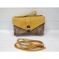GIANTMALL W141 TAS SELEMPANG WANITA MOTIF ZEBRA SHOULDER BAG SLINGBAG FASHION IMPORT BISA COD